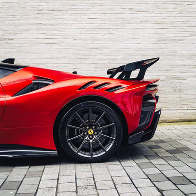SF90FXX Ferrari SF90 Body Kit Voor- en achterste auto bumper zijkant rok motorkap achterlichten