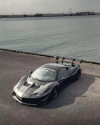 458 Ferrari Body Kit LB Style Voor- en achterbumper 2011 - 2014 Hood Spoiler For Car