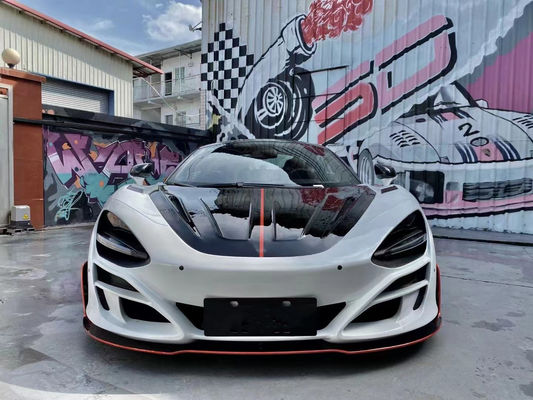 Voor McLaren 720's Drie koolstofvezel body kit 720's Upgraded MSY-stijl koolstofvezel voor- en achterbumper spoiler widebody kit