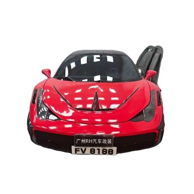 Ferrari 458 Body Kit SP Style Carbon Fiber Voor- en achterbumper Spoiler Hood 2010-2014