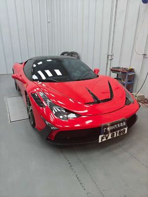Ferrari 458 Body Kit SP Style Carbon Fiber Voor- en achterbumper Spoiler Hood 2010-2014