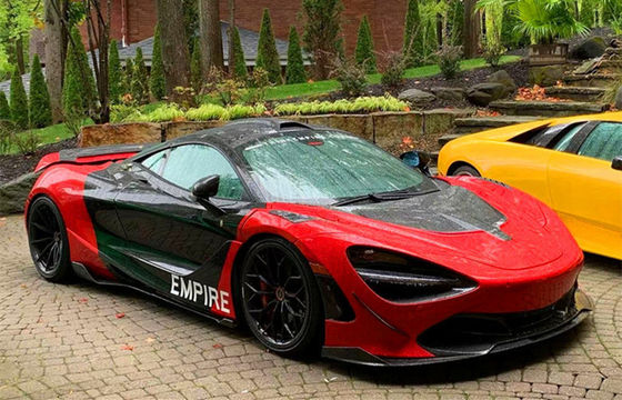 Voor McLaren 720's Carbon Fiber Body Kit 720's Verbeterde VORS Style Carbon Fiber Fender Guard Body Kit