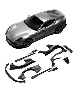 812 Ferrari Body Kit Carbon Fiber Widebody 812 ZE Style Carbon Fiber Arch