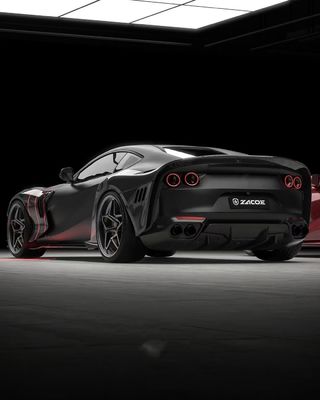 812 Ferrari Body Kit Carbon Fiber Widebody 812 ZE Style Carbon Fiber Arch