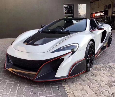Nieuw product voor McLaren MP4-12C 650S Carbon Fiber Hood Mp4-12c 650S Opgewaardeerde P1-stijl motorkap en motorluik