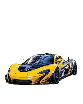 Voor McLaren P1 Body Kit P1 GTR Upgraded Style Voor- en achterbumper spoilers Carbon Fiber Body Kit