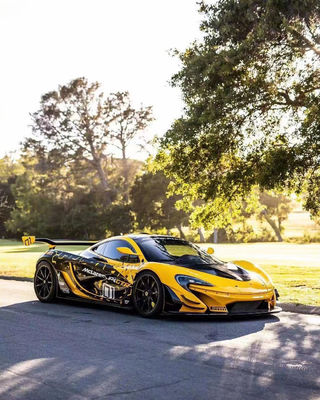 Voor McLaren P1 Body Kit P1 GTR Upgraded Style Voor- en achterbumper spoilers Carbon Fiber Body Kit