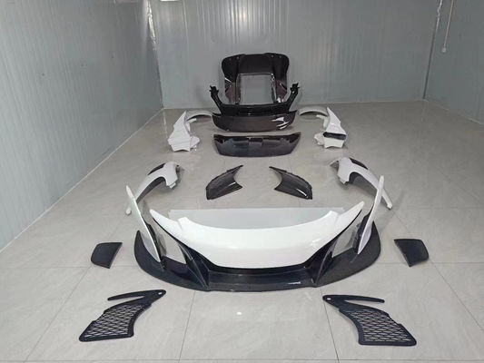Car Front Bumper Carbon Parts voor Mclaren Mp4 12C 625c 650S Upgrade naar 675LT Style Body Kit
