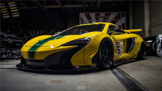 Voor McLaren 650S 625c Wide-body Kit 650S 625c Upgrades de LB-stijl voor- en achterbumper spoiler Widebody Kit