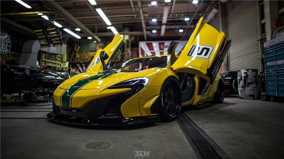 Voor McLaren 650S 625c Wide-body Kit 650S 625c Upgrades de LB-stijl voor- en achterbumper spoiler Widebody Kit