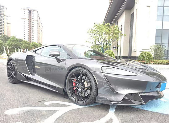 Plastic Black McLaren GT Body Kit Bumper Spoiler Zijdekleed Hood