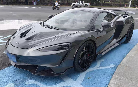 Plastic Black McLaren GT Body Kit Bumper Spoiler Zijdekleed Hood