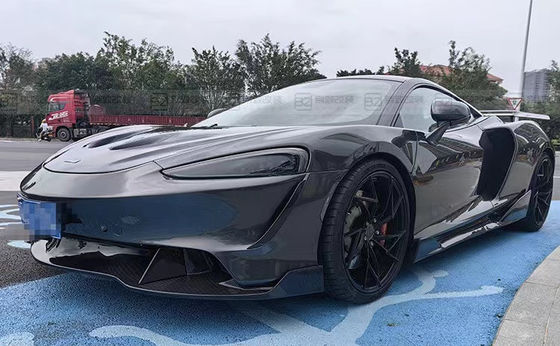 Plastic Black McLaren GT Body Kit Bumper Spoiler Zijdekleed Hood