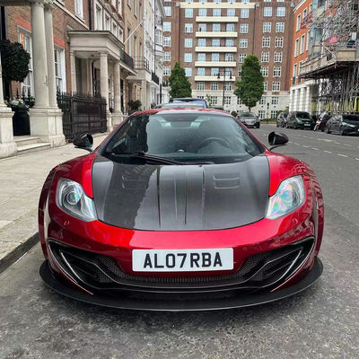 MP4 12C Mclaren Body Kit MSY Style Voorste Achterste Bumper Spoiler Widebody Kit Rood Zwart