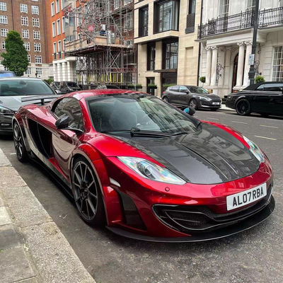 MP4 12C Mclaren Body Kit MSY Style Voorste Achterste Bumper Spoiler Widebody Kit Rood Zwart