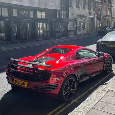 MP4 12C Mclaren Body Kit MSY Style Voorste Achterste Bumper Spoiler Widebody Kit Rood Zwart