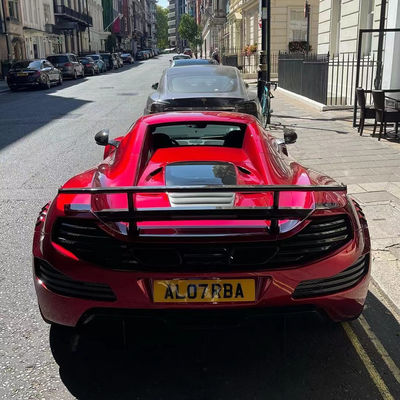 MP4 12C Mclaren Body Kit MSY Style Voorste Achterste Bumper Spoiler Widebody Kit Rood Zwart