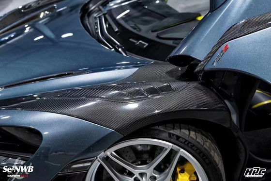 720s Mclaren Body Kit Blacksail Stijl Front Bumper Spoiler Lip Hood Fender