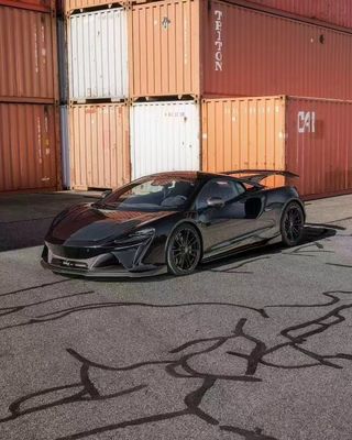 Artura Mclaren Body Kit NV Style Carbon Fiber Front Bumper Diffuser Spoiler Zijdekleding