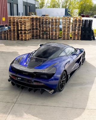 Blauw 720s Wide Body Kit McLaren Carbon Fiber Front Lip Diffuser Spoiler Kit