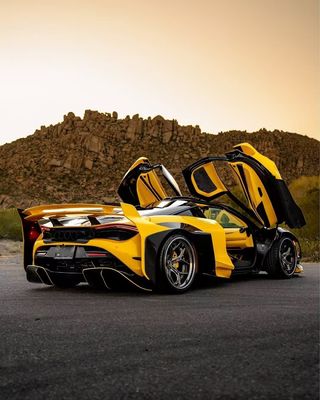 720s Mclaren Body Kit Carbon Fiber Widebody ZE Style Voor- en achterbumper