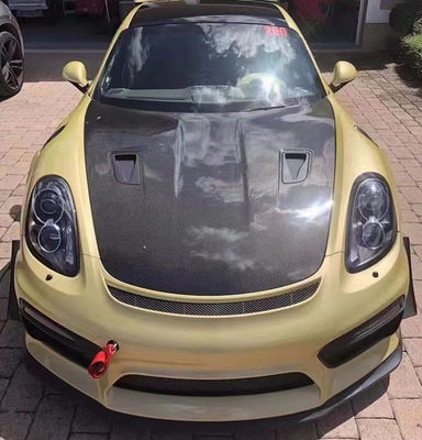 Producten van koolstofvezel voor Porsche 981 Boxster Carbon Fiber Hood 981 Carbon Fiber Engine Hatch Cover 2013-2015