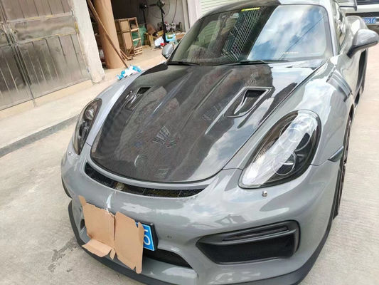 Producten van koolstofvezel voor Porsche 981 Boxster Carbon Fiber Hood 981 Carbon Fiber Engine Hatch Cover 2013-2015