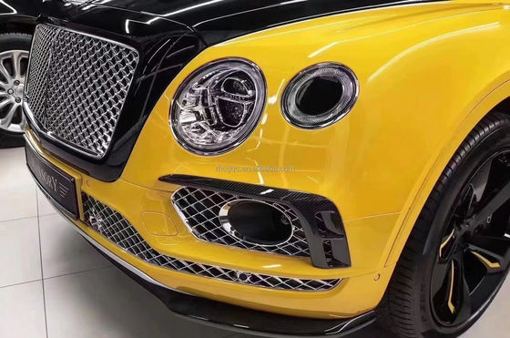 Voor Bentley Bentayga Carbon Fiber Body Kit Bentayga Upgrades de W12 Style Carbon Fiber Front Lip Diffuser Spoiler