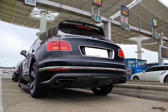 Voor Bentley Bentayga Carbon Fiber Body Kit Bentayga Upgrades de W12 Style Carbon Fiber Front Lip Diffuser Spoiler