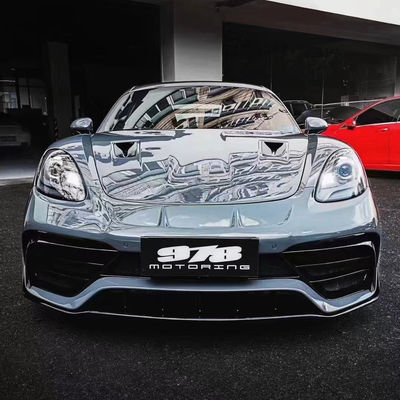 Nieuw product voor Porsche 718 Boxster Body Kit 718 Verbeterde PD-stijl voor- en achterbumper Tuyere spoilers