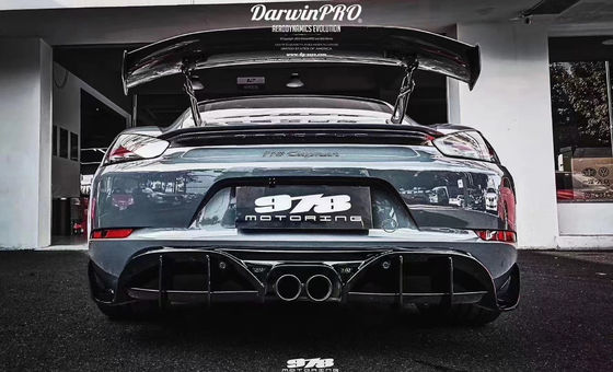 Nieuw product voor Porsche 718 Boxster Body Kit 718 Verbeterde PD-stijl voor- en achterbumper Tuyere spoilers