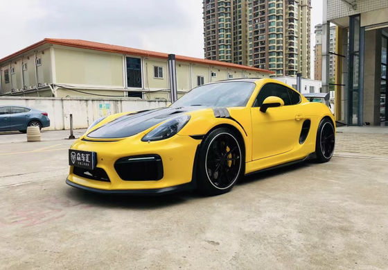 PU-kunststofproducten voor Porsche Boxster 981 Body Kit Boxster 981 Upgraded GT4 Voor- en achterbumper spoilers