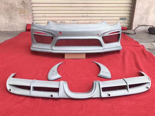 PU-kunststofproducten voor Porsche Boxster 981 Body Kit Boxster 981 Upgraded GT4 Voor- en achterbumper spoilers