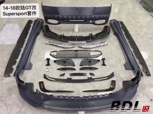 Voor Bentley Continental GT Body Kit Continental Upgraded Supersports Style Voor- en achterbumper body kits