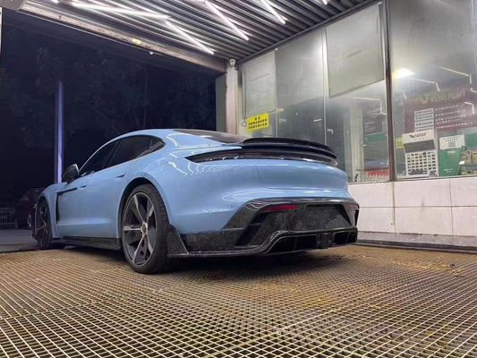 Autoonderdelen voor Porsche Taycan Carbon Fiber Body Kit Taycan Upgrades MSY Style Front Shovel Diffuser Spoiler Body Kit