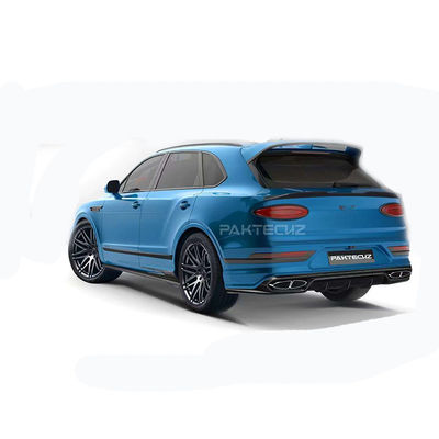Auto Blauw Bentley Bentayga Body Kit Widebody Carbon Fiber Front Lip Diffuser Wing Hood