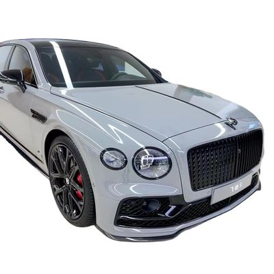 Flying Spur Bentley Body Kit W12 Stijl Carbon Fiber Lip Kit 2019 Diffuser Spoiler Zijdekleding