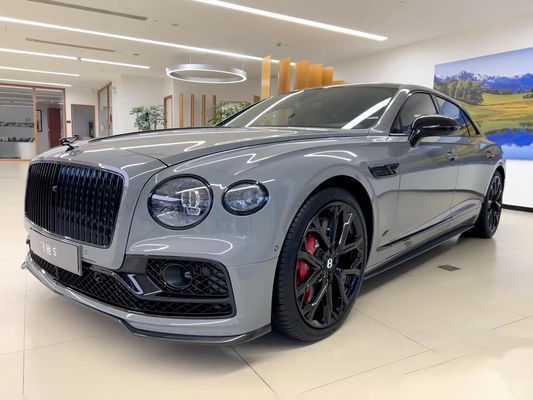 Flying Spur Bentley Body Kit W12 Stijl Carbon Fiber Lip Kit 2019 Diffuser Spoiler Zijdekleding