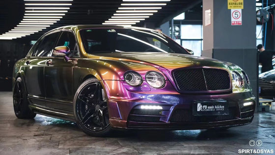 Zwart 2013 Bentley Flying Spur Body Kit Voor- en achterbumper spoiler uitlaatkit
