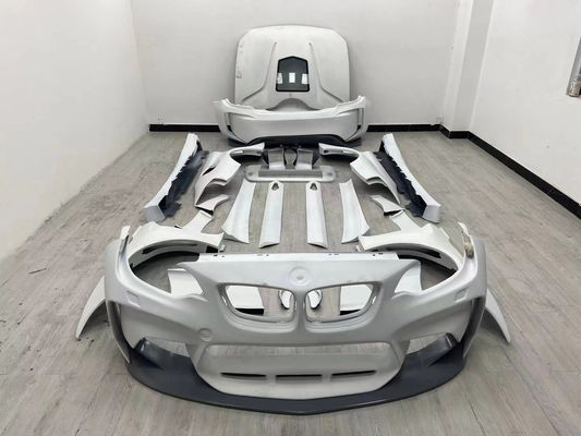 Voor BMW F22 F87 2 Serie M2 Body Kit M2 M235 Upgrade IMP Style Voor- en achterbumper spoiler Wide Bodyki