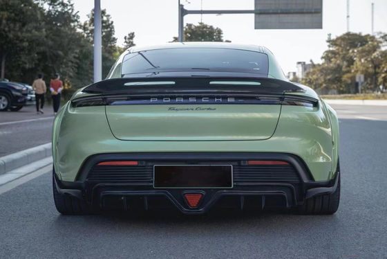 Nieuw product voor Porsche Taycan Carbon Fiber Body Kit Taycan Wide Bodyki Front Shovel Side Skirt Spoiler Diffuser