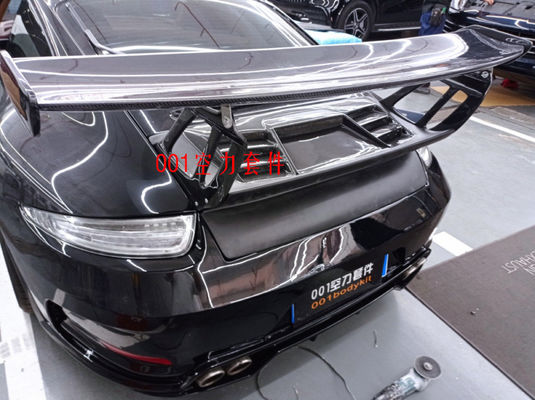 Nieuw product voor Porsche 911 997.1 997.2 Spoiler 911 997.1 997.2 Carbon Fiber Spoiler Tail Fin GT3RS Style Spoiler