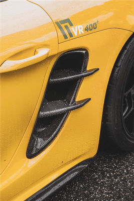 Nieuw product voor Porsche Cayman Carbon Fiber Tuyere 718 Boxster Carbon Fiber Side Air Inlet