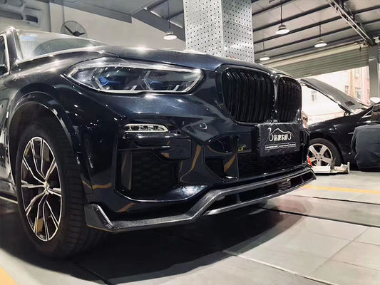 Warm te koop X5 G05 Carbon Fiber Body Kit Forbmw X5 Carbon Fiber Voorkop Schaaf Achter Diffuser Spoiler Zijdekleding