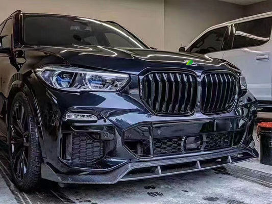 Warm te koop X5 G05 Carbon Fiber Body Kit Forbmw X5 Carbon Fiber Voorkop Schaaf Achter Diffuser Spoiler Zijdekleding