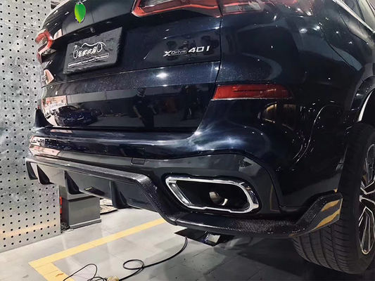 Warm te koop X5 G05 Carbon Fiber Body Kit Forbmw X5 Carbon Fiber Voorkop Schaaf Achter Diffuser Spoiler Zijdekleding