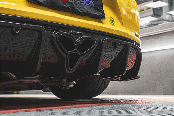 Voor Porsche 718 Boxster Cayman Body Kit Carbon Fiber Material 718 Carbon Fiber Achter Diffuser EVO Style 718 Carbon Fiber Body Kit