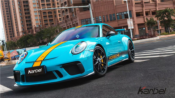 Carbon Fiber Body Kit voor Porsche 911 991.2 GT3 911 GT3 Carbon Fiber Front Schaaf Achter Diffuser Side Roek Body Kit