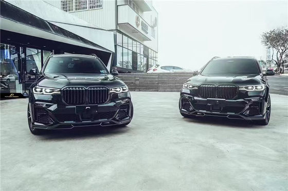 Autoonderdelen voor BMW X7 Carbon Fiber Body Kit X7 Upgraded FD-stijl Carbon Fiber Front Shovel Diffuser Spoiler Top Wing Body Kit