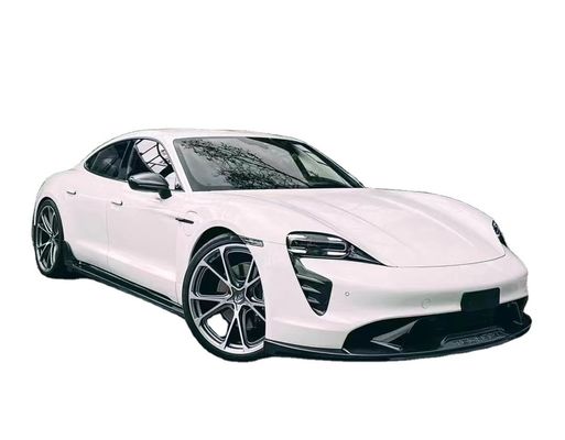 Voor Porsche Taycan Carbon Fiber Body Kit Taycan Upgrade Tech Style Carbon Fiber Front Lip Diffuser Spoiler Side Skirt Body Kit